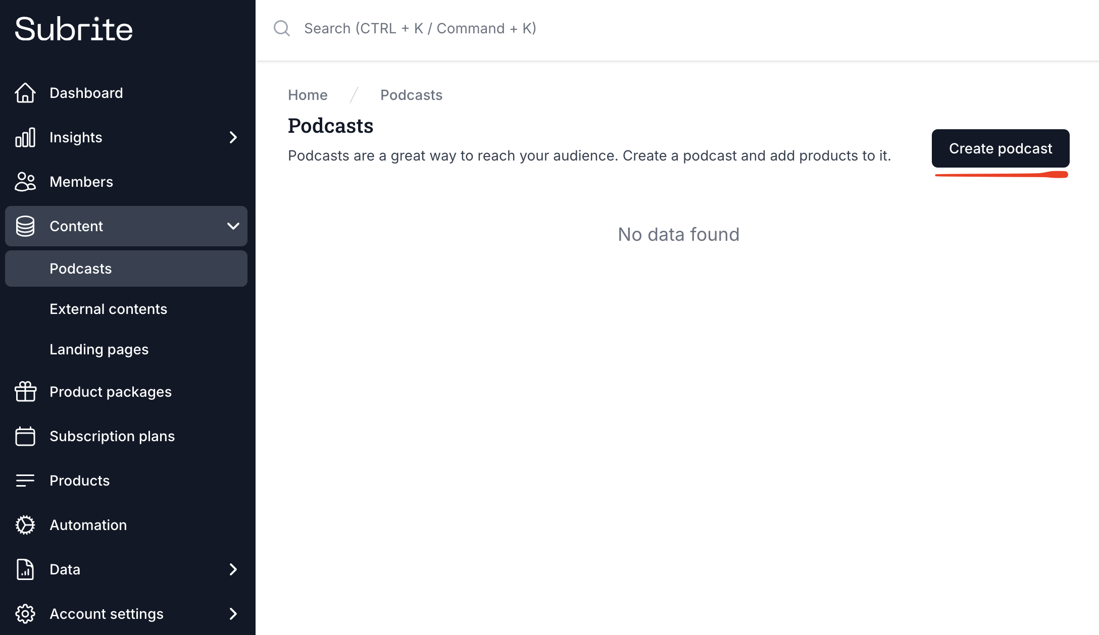 Create Podcast
